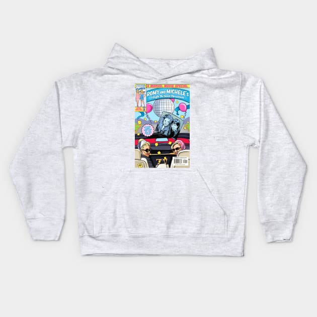 Romy & Michele Movie Comic Adaption Kids Hoodie by ibtrav